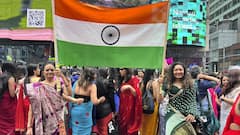'Saree Goes Global': More Than 500 Women Gather At Times Square NYC To Celebrate Sarees