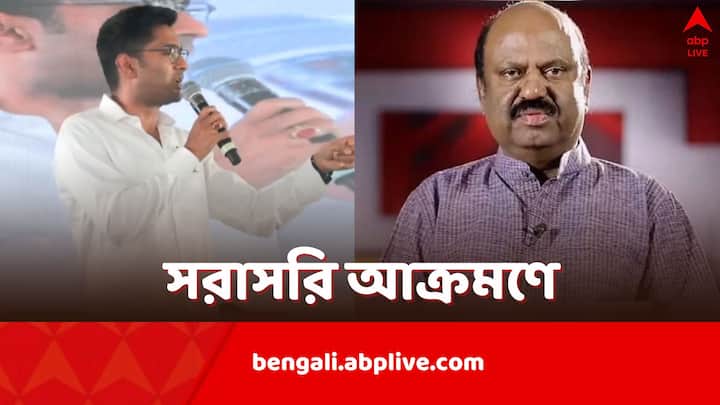Abhishek Banerjee attacks West Bengal Governor CV Ananda Bose BJP over molestation allegations while campaigning for TMC Abhishek Banerjee: ‘লেজ গুটিয়ে পালিয়েছেন বাংলা থেকে, রাজ্যপালের পদ কলঙ্কিত করেছেন’, বোসকে আক্রমণ অভিষেকের