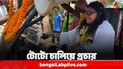 'আজ বাসন্তী হ্যায় না ধন্নো মে', এবার প্রচারে বেরিয়ে টোটো চালালেন সুজাতা