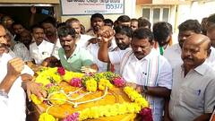 மர்மான முறையில் உயிரிழந்த காங். நிர்வாகி ஜெயக்குமாரின் உடல் மகனிடம் ஒப்படைப்பு...