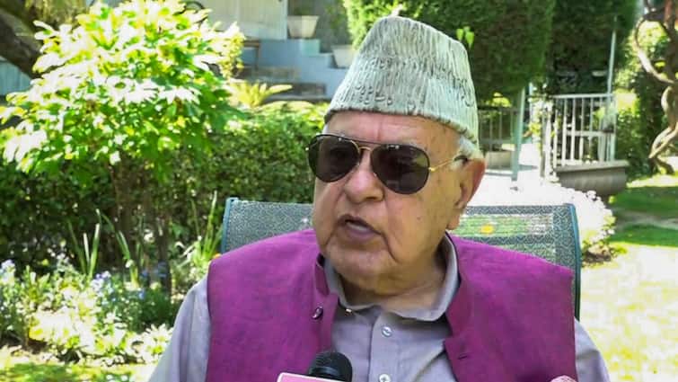Farooq Abdullah National Conference Attack on BJP PM Modi Amid Jammu Kashmir Lok Sabha Elections ANN J&K Lok Sabha Elections: 'मुझे डर लगता है, क्या ये देश…', संविधान का जिक्र कर बोले फारूक अब्दुल्ला