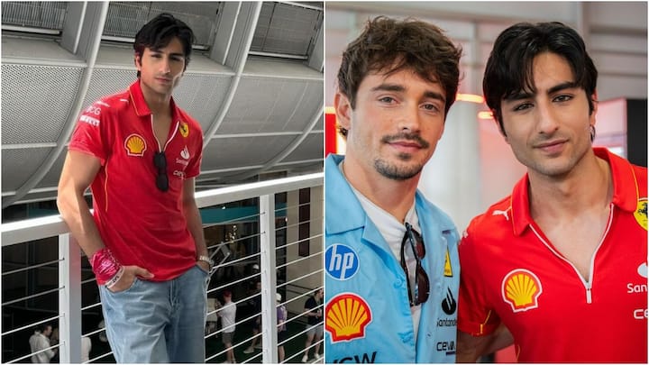 Ibrahim Ali Khan, the Puma brand ambassador, attended the Formula 1 Miami Grand Prix in Miami, Florida. 