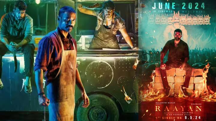 Raayan Movie Update  Sun Pictures Dhanush Raayan First Single ARRiving on 9th May cinemas from June 2024 Raayan: ஜூன் மாதம் ராயன் ரிலீஸ்; இன்னும் மூன்று தினத்தில் முதல் பாடல் -  தனுஷ் ரசிகர்கள் உற்சாகம்!