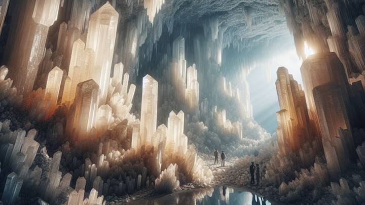 यह अंडरग्राउंड गुफा पेड़ के आकार वाले जिप्सम क्रिस्टल्स से भरी है, जिनमें अब तक पाए गए कुछ सबसे बड़े प्राकृतिक क्रिस्टल भी हैं. साल 2000 में इसके बारे में पता चला था. वहां तक खुदाई चल रही थी और ड्रिलिंग के बाद जब रास्ता बना तो कुछ लोग अंदर पहुंचे, जिनके बाद वे दूध जैसे सफेद चमकदार क्रिस्टल देखकर हैरान रह गए.