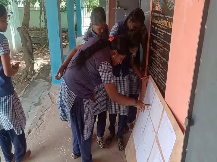 TN 12th Result 2024 parandur Govt Arignar Anna Higher Secondary School in Kanchipuram district has achieved 100 percent pass rate - TNN காஞ்சிபுரத்தை காப்பாற்றிய ஒரே பள்ளி..! போராட்டத்திற்கு நடுவே 2ஆவது ஆண்டாக  மாஸ் காட்டிய பள்ளி..!