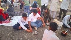 पंचकोशी यात्रा का आज से आगमन, बुलेट पर सवार होकर पहुंचे कलेक्टर-SP ने यात्रियों के साथ खाई दाल बाटी