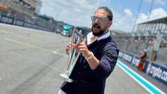 Yuvraj Singh Poses With T20 World Cup 2024 Trophy At Miami Grand Prix, Pictures Go Viral