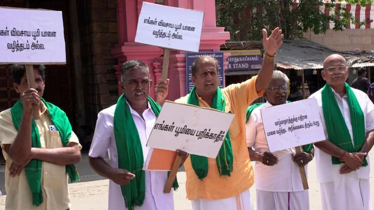 Tamilnadu Forest department destroy farmerslivelihood by claiming elephant route thondamuthur Farmers condemn ”வெள்ளியங்கிரி - மருதமலை யானை வழித்தட பரிந்துரையை ஏற்கக்கூடாது”- விவசாயிகள் போராட்டம்