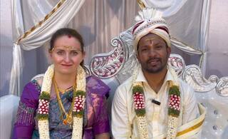கடல் கடந்த காதல்.... போலாந்து நாட்டு பெண்ணை கரம்பிடித்த தமிழ் பையன்.. கிருஷ்ணகிரியில் நெகிழ்ச்சி