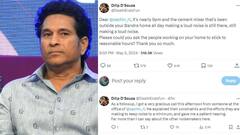 सचिन के घर चल रहा था काम, पड़ोसी को हुई दिक्कत तो सोशल मीडिया पर कर दी शिकायत