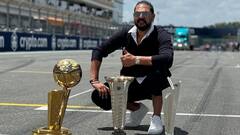 Yuvraj Singh Poses With T20 World Cup 2024 Trophy At Miami Grand Prix, Pictures Go Viral