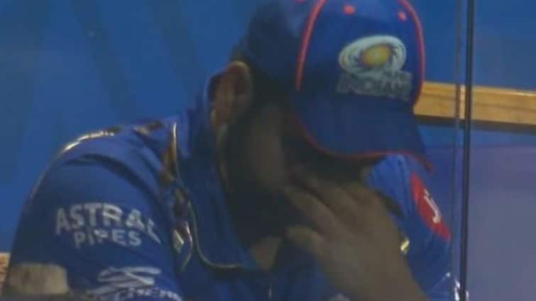 Why Mumbai Indians Player Rohit Sharma Crying After MI vs SRH Match Here Know Details IPL 2024 News MI vs SRH: क्या वाकई मैच के बाद रो रहे थे रोहित शर्मा? जानें क्या है वायरल दावे का सच