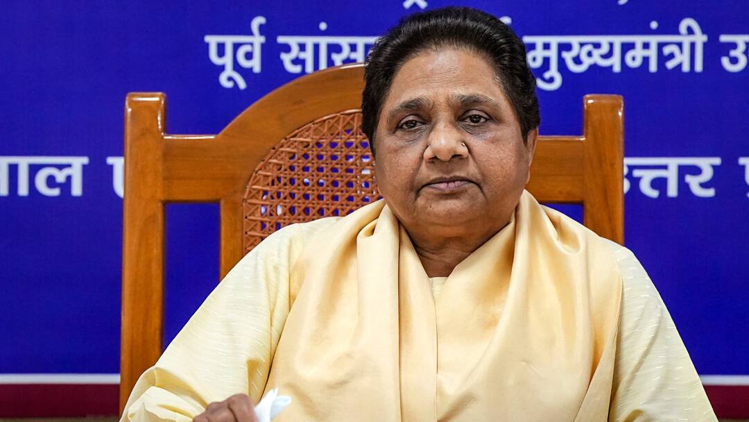 BJP के 'फेक वीडियो' पर भड़कीं मायावती, कहा- मेरी अपील है लोग ध्यान न दें Mayawati attacks bjp on rashan yojna for 80 crore peoples in india BJP के 'फेक वीडियो' पर भड़कीं मायावती, कहा- मेरी अपील है लोग ध्यान न दें
