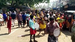 தொடங்கியது புகழ்பெற்ற தேனி வீரபாண்டி கௌமாரியம்மன் கோயில் திருவிழா - ஆயிரக்கணக்கில் குவிந்த பக்தர்கள்