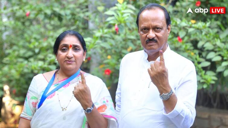 Ajit Pawar Sunetra Pawar Voting in Lok Sabha Election Phase 3 2024 Baramati Seat Fights with Supriya Sule Maharashtra Lok Sabha Election: पवार Vs पवार की लड़ाई पर डिप्टी सीएम अजित पवार का बड़ा बयान, 'अगले पांच साल तक...'