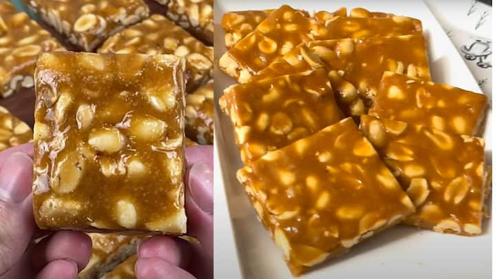 Chikki Recipe : ஒரு சில பொருட்கள் இருந்தாலே போதும், எளிதாக கடலை மிட்டாயை செய்து விடலாம்.