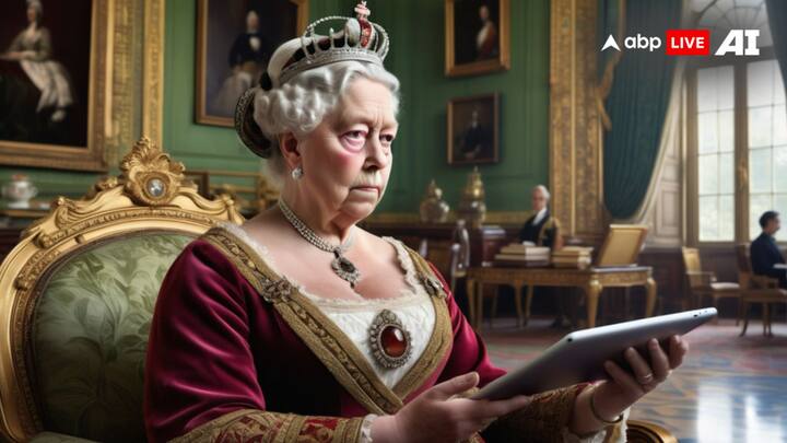 Queen Victoria could surely use Siri to take care of most of the British colonies with her iPad. (Image credits: ABP Live AI)
