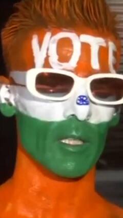 Lok Sabha Election: तिरंगे के रंग में रंगे अरुण हरियानी ने वोट देने की अपील की | ABP Shorts