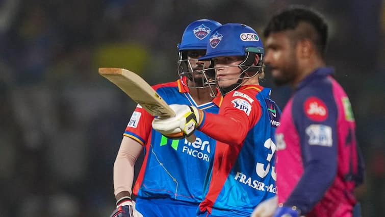 DC vs RR IPL 2024 Highlights Delhi Capitals Win Rajasthan Royals Kuldeep Yadav Mukesh Kumar Jake Fraser McGurk DC vs RR, IPL 2024 Highlights: Combined Efforts From Delhi Bowlers Hand Capitals Crucial Win