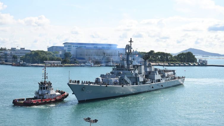 3 Indian Naval Ships Arrive In Singapore For Operational Deployment To South China Sea 3 Indian Naval Ships Arrive In Singapore For Operational Deployment To South China Sea