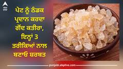 Gond Katira Sharbat: ਪੇਟ ਨੂੰ ਠੰਡਕ ਪ੍ਰਦਾਨ ਕਰਦਾ ਗੋਂਦ ਕਤੀਰਾ, ਇਨ੍ਹਾਂ 3 ਤਰੀਕਿਆਂ ਨਾਲ ਬਣਾਓ ਸ਼ਰਬਤ