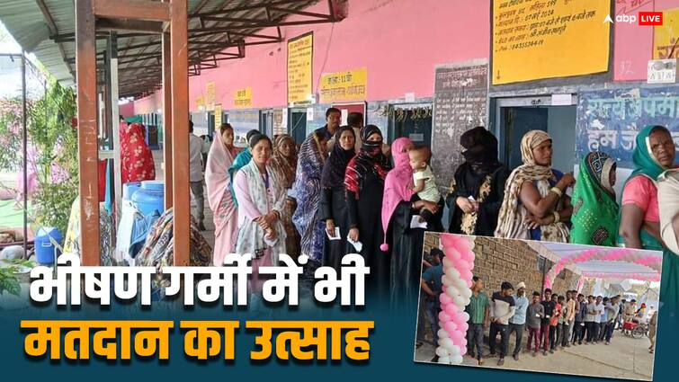 Lok Sabha Election 2024 Phase 3 Voting enthusiasm among voters despite of scorching heat in Bhopal ANN चिलचिलाती धूप भी नहीं रोक सकी कदम, भोपाल में मतदान केंद्रों पर लंबी लाइन में लगकर लोगों ने डाले वोट