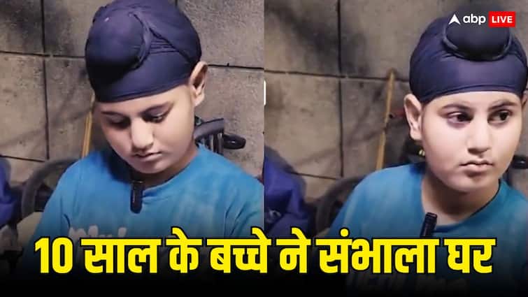 Delhi 10 year old Jaspreet take care of house by selling rolls in Tilak Nagar After Father Death and left By Mother ann Watch: पिता की मौत के बाद मां ने छोड़ा साथ, अब 10 साल का बच्चा रोल बेच संभाल रहा घर, आंसू ला देगी ये कहानी