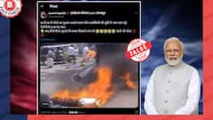 Fact Check: மோடியின் உருவ பொம்மையை எரித்தவரின் காலில் பற்றிய தீ? பரவும் வீடியோவின் உண்மை என்ன?