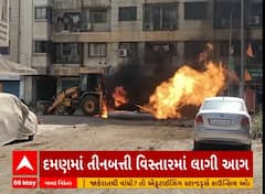 Daman News । દમણના તીનબત્તી વિસ્તારમાં સુએજની કામગીરી દરમિયાન લાગી આગ