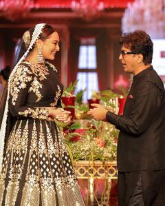 काळ्या लेहेंग्यात सोनाक्षी सिन्हाने वेधलं लक्ष, अभिनेत्रीच्या सुंदर लूकने चाहते झाले घायाळ!