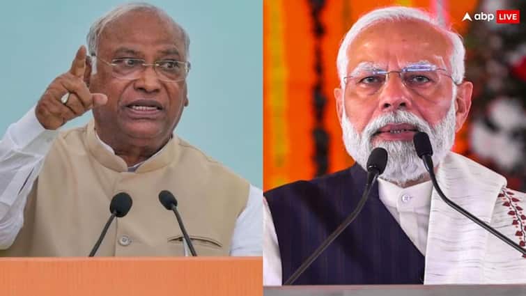 Lok Sabha Exit Poll Results 2024 Narendra Modi Mallikarjun Kharge Congress BJP Exit Poll Results: Pollsters Predict 350+ Seats For BJP Alliance Even As Congress' Kharge Hopeful Of Getting Over 295 Seats