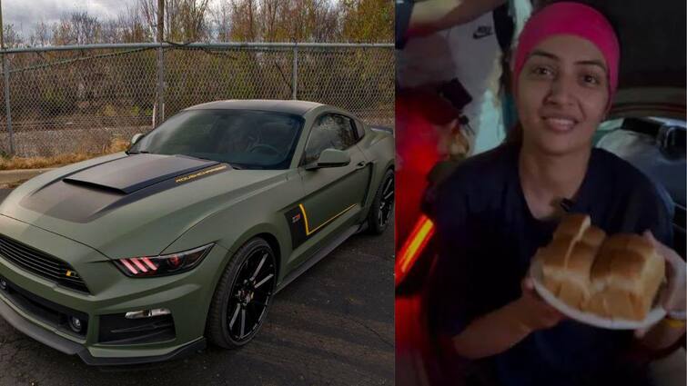 Delhi's Vada Pav Girl Bought Ford Mustang Worth Rs 1 Crore Here's What We Know Ford Mustang: மஸ்டாங் காரில் வந்திறங்கி மாஸ் காட்டிய வடா பாவ் விற்கும் பெண் - நீங்களே பாருங்க!