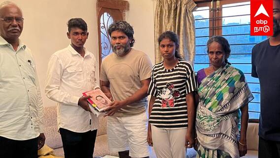 Pa Ranjith wish Nanguneri Chinnadurai | சின்னதுரைக்கு பரிசு வழங்கிய பா.ரஞ்சித்!நேரில் அழைத்து பாராட்டு