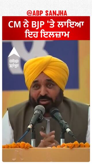Bhagwant Mann| CM ਨੇ BJP 'ਤੇ ਲਾਇਆ ਇਹ ਇਲਜ਼ਾਮ