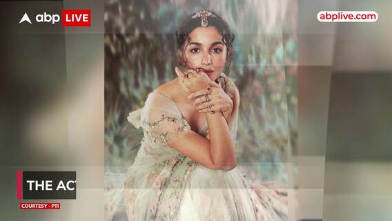 Met Gala 2024: Alia Bhatt walks in floral saree by Sabyasachi Mukherjee | ABP News