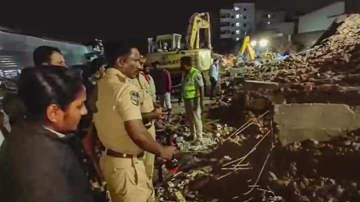 4 Year Old Among Nine Killed Wall Collapse Hyderabad Heavy Rain Wreaks Havoc Bachupally police Migrant Workers 4-Year Old Among Nine Killed In A Wall Collapse In Hyderabad As Heavy Rain Wreaks Havoc