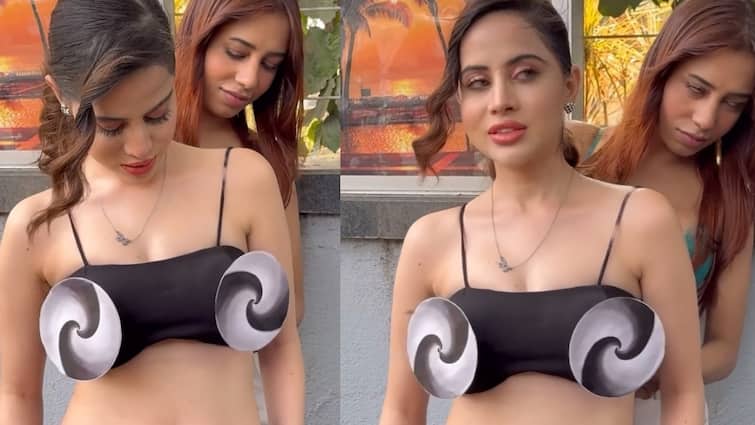 ufi javeds new dress goes viral on social media Urfi Javed: வெயிலுக்கு காத்து வாங்கலாம்! அதுக்குன்னு இப்படியா? உர்ஃபி ஜாவேத் உடையை நீங்களே பாருங்க!