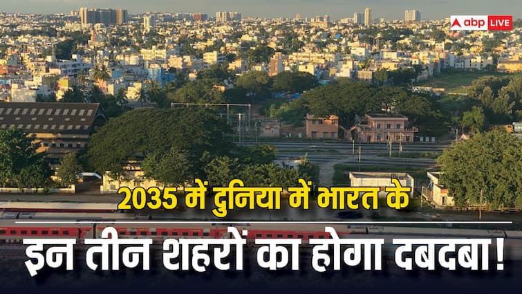Top Indian Cities with fastest Growth Rate in 2035 Bengaluru Highest Growth rate in world Delhi Mumbai GDP in 5 years Fastest Growing Cities: 2035 तक पूरी दुनिया में भारत का नाम रोशन करेगा ये शहर, वर्ल्ड टॉप सिटी लिस्ट में तीन और का भी नाम