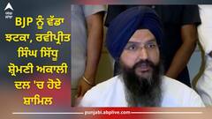 Bathinda News: ਬਠਿੰਡਾ 'ਚ BJP ਨੂੰ ਵੱਡਾ ਝਟਕਾ, ਰਵੀਪ੍ਰੀਤ ਸਿੰਘ ਸਿੱਧੂ ਸ਼੍ਰੋਮਣੀ ਅਕਾਲੀ ਦਲ 'ਚ ਹੋਏ ਸ਼ਾਮਿਲ
