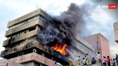 बिल्डिंग में आग लग गई है तो कैसे बच सकते हैं आप? ये है तरीका