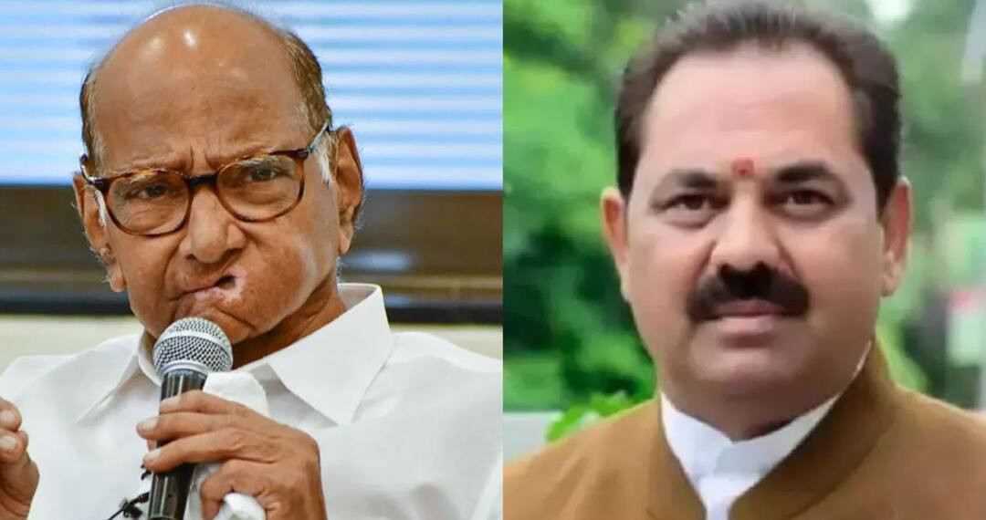 Minister Anil Patil comment on cp leader Sharad Pawar in jalgaon congress news loksabha election ajit pawar   शरद पवारांच्या वक्तव्यानंतर झोप उडाली, बरं झालं अजित पवार बाहेर पडले : अनिल पाटील