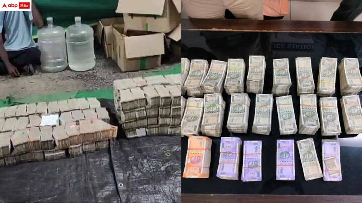 8 crores money seized in jaggaiahpet in ntr district Money Seized: తెలుగు రాష్ట్రాల్లో ఎన్నికల టైం - లారీలో రూ.8.40 కోట్లు కాలేజీ బ్యాగ్ లో రూ.55 లక్షలు సీజ్, పోలీసుల విస్తృత తనిఖీలు