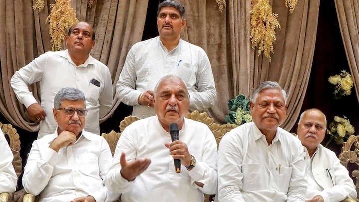 haryana-political-crisis-bhupinder-singh-hooda-governor-nayab-singh-saini-latest-update Haryana: Congress's Bhupinder Hooda Seeks Time To Meet Governor Amid Crisis