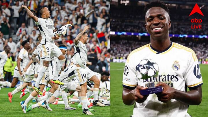 Real Madrid beat Bayern Munich : প্রথমার্ধ গোলশূন্য ভাবে শেষ হলেও দ্বিতীয়ার্ধে প্রথমে গোল হজম করতে হয় রিয়ালকে। ৬৮ মিনিটের মাথায় আলফান্সো ডেভিসের গোলে এগিয়ে যায় বায়ার্ন।