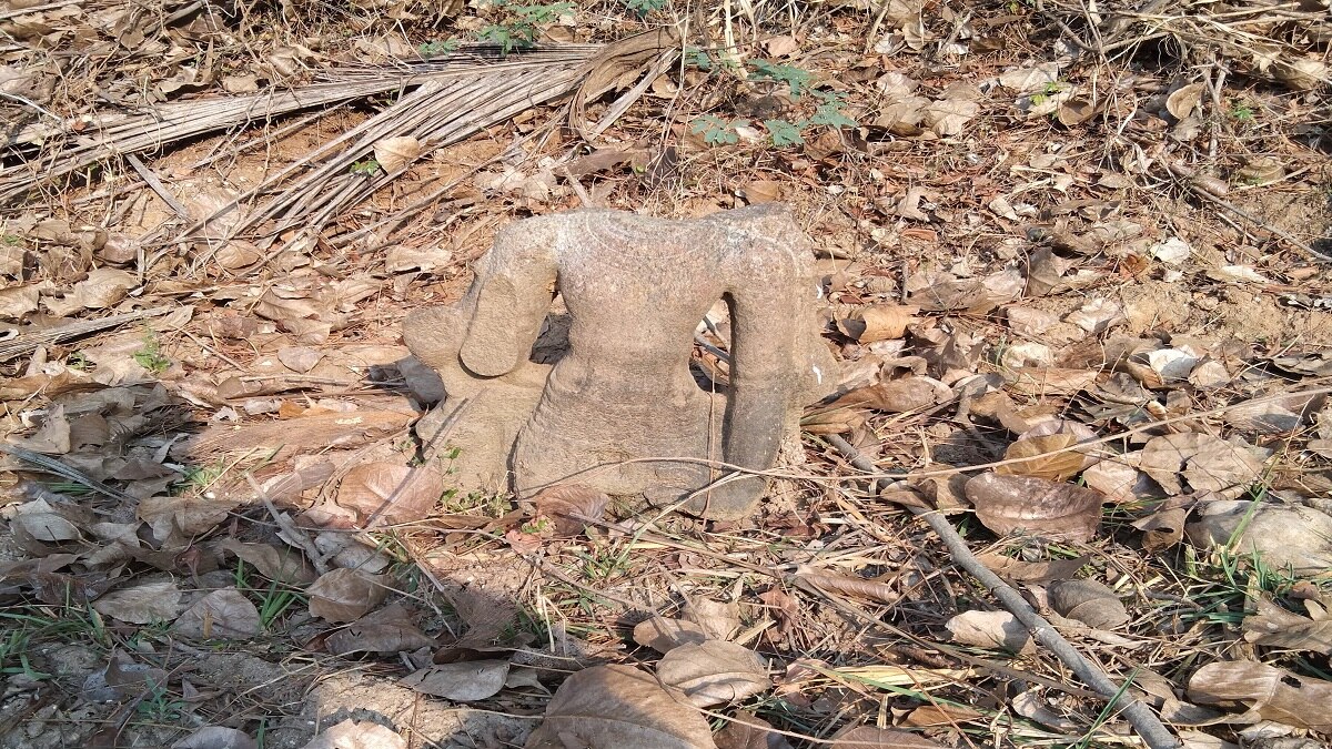 தஞ்சை அருகே சித்திரக்குடியில் சோழர் காலத்து நந்தி, விஷ்ணு சிலை கண்டுபிடிப்பு