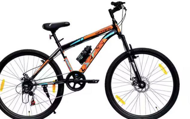 Leader Spyder 27.5T MTB Cycle ਦੀ ਕੀਮਤ 4599 ਰੁਪਏ ਹੈ। ਇਸ ਦਾ ਹੈਂਡਲ ਬਾਰ ਟੀ-ਟਾਈਪ ਹੈ। ਇਸ ਸਾਈਕਲ 'ਚ 27.5 ਇੰਚ ਦੇ ਟਾਇਰ ਲਗਾਏ ਗਏ ਹਨ।