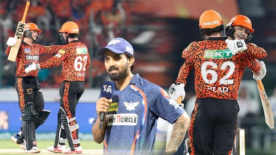 KL Rahul Gets Shocked By SRH Batting | హెడ్, అభిషేక్‌ల బ్యాటింగ్‌తో కేఎల్ రాహుల్ షాక్ | ABP Desam
