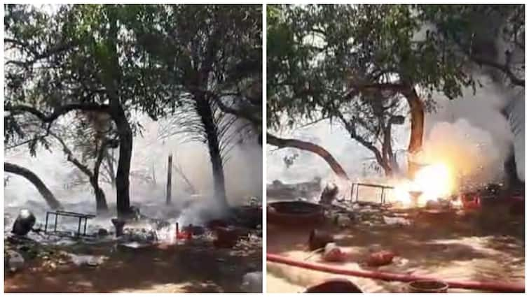 Villupuram news firecracker factory exploded in the village of Kili puthupattu near Marakkanam - TNN பட்டாசு குடோனில் தீ விபத்து... மூன்று பேர் படுகாயம்... மரக்காணத்தில் பரபரப்பு