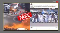 पीएम मोदी का पुतला जलाने के दौरान कांग्रेस नेताओं की लुंगी में लग गई आग, क्या है वायरल हो रहे दावों का सच