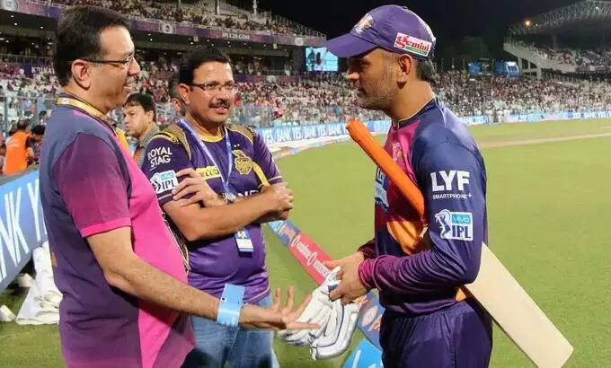 LSG Owner Sanjeev Goenka praises MS Dhoni talk with his Grand child Sanjeev Goenka on Dhoni : ”தோனி ஒரு சிறந்த தலைவர்!”  திடீரென புகழ்ந்து தள்ளிய சஞ்சீவ் கோயங்கா...